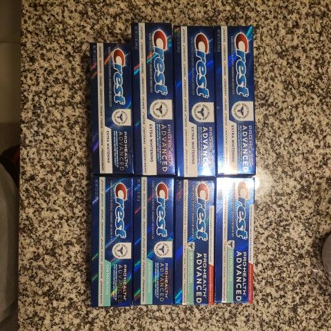 Lot Of 8! CREST TOOTHPASTE 