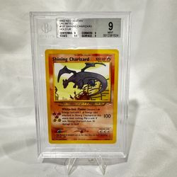 Shining Charizard Neo Destiny - BGS 9 MINT (Strong Subgrades)
