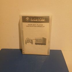 NINTENDO GAME CUBE PLAYER BOOKLET AND DISC
