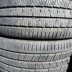 (2) 255/45R20 PAIR OF USED TIRES CONTINENTAL 70% LIFE !!
