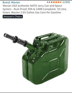 Gallon Gas Cans for Gasoline