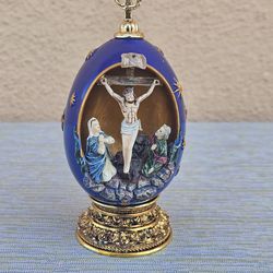 RARE Franklin Mint House of Fabergé "The Crucifixion" Egg