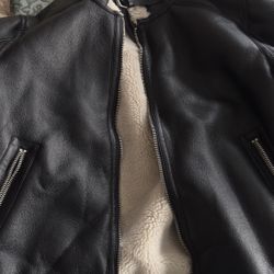 Men’s Leather Jacket Size Large