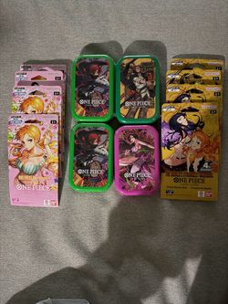 One Piece lot (OP17, EB05, Tins)
