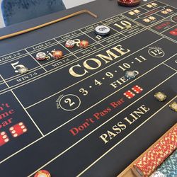 Custom Built Craps Table