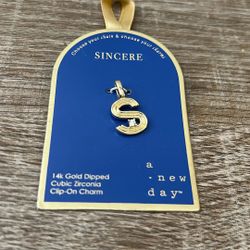 Brand New Charm With  Zirconia     $3 Cash 
