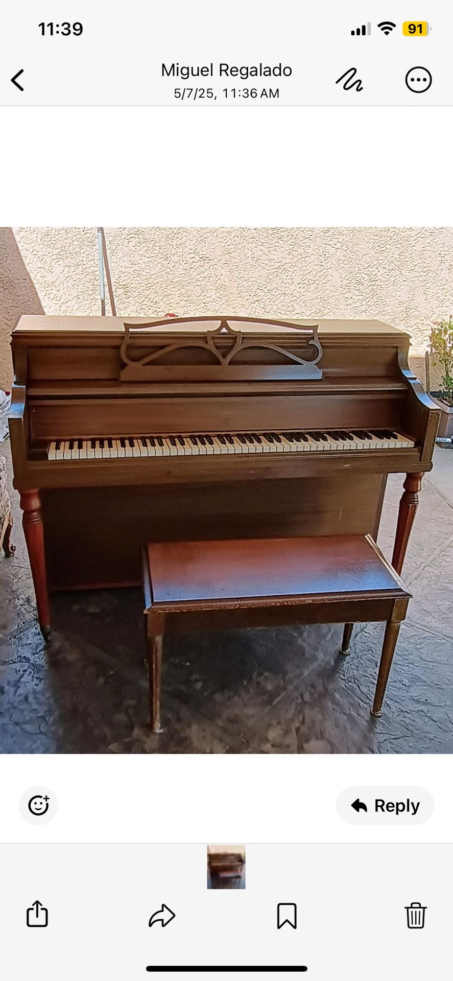 Piano Fischer New York