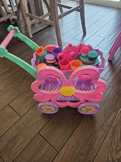 Toy Tea Cart