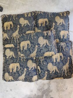 Safari Theme Decorative Pillows 