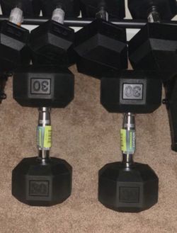 Brand New Set of 30 Lb Dumbbells