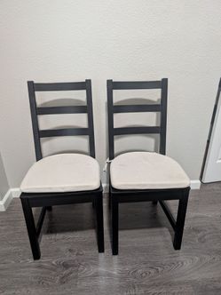 2 Dining Table Chairs - IKEA NORDVIKEN