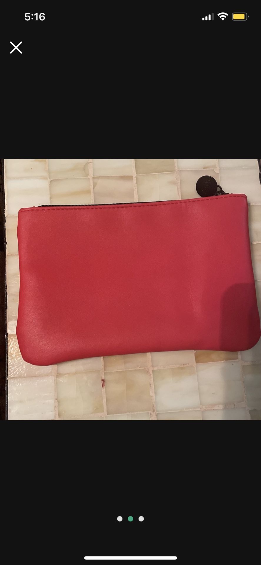 Red Make Up Bag