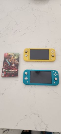 2 nintendo switch lite plus hyrule warriors age of calamity