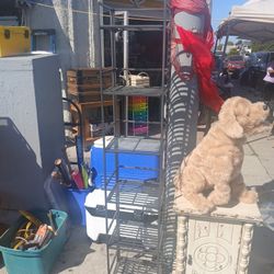 Shelf iron folding tower