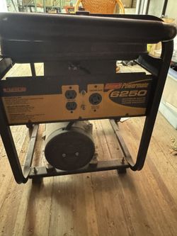 Coleman Powermate 6250 Generator just serviced , works perfect