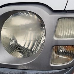 Headlights and grill