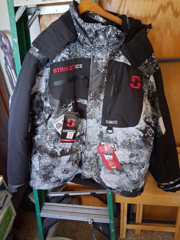 Striker Men’s Climate Ice Fishing Jacket New