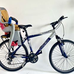 Trek Mountain Bike With Baby Seat