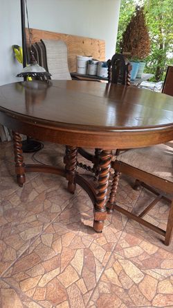 Dining table with 4 chairs