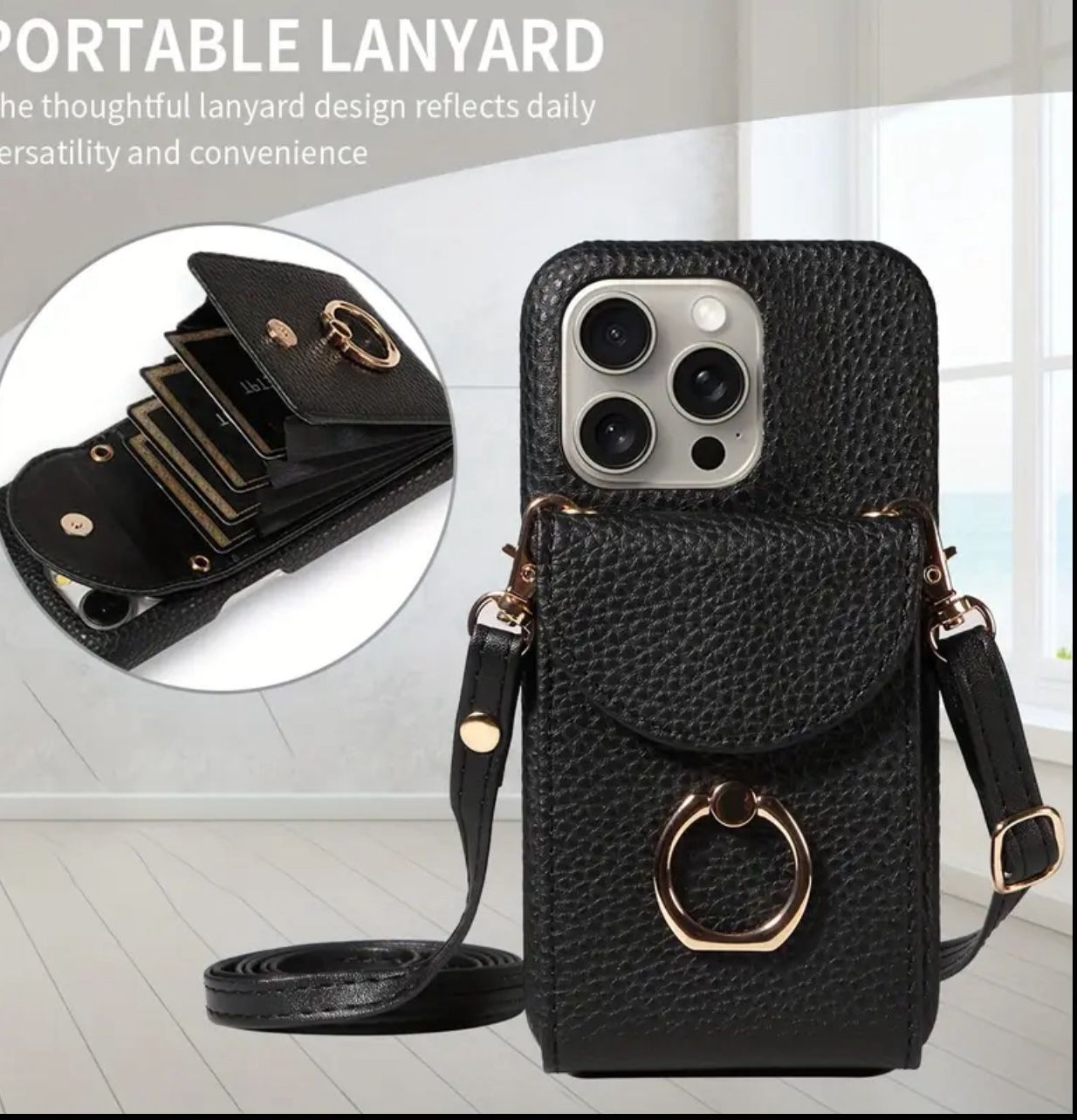 Wallet Case For Apple iPhone 14/15/16 Pro Max