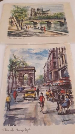 ASSORTED UNFRAMED ARTWORK