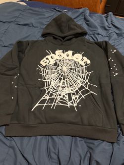 New Black Sp5der Hoodie