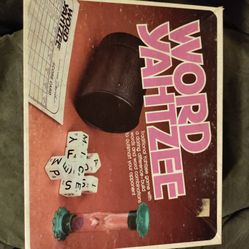 Word Yahtzee Boardgame 