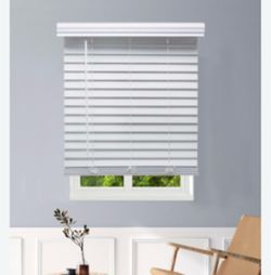 Faux wood shutter - exterior mount on at 24”x30” window