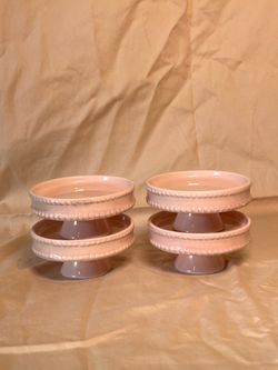 Bianca vintage rose saucer set of 4
