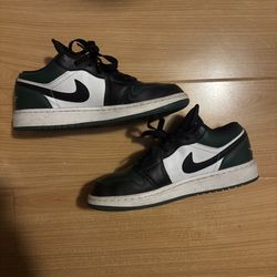 Jordan green toe lows