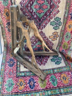 Antique Bronze Shelf Bracket Set