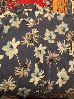 Tommy Bahama Hawaiian Floral Button-Up Shirt