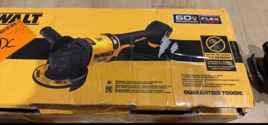 Dewalt 60v max brushless flex volt angle grinder