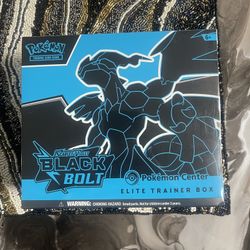 Pokemon Center Black Bolt Etb