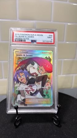 PSA 9 Jessie & James Hidden Fates Full Art #68