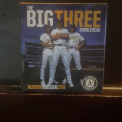 The Big Three Bubblehead Oakland Athletics 