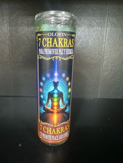 7 Chakra Prepared Candle Vela Preparada