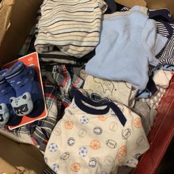Up To 0-6 Months Of Baby Boy Clothes!!!some Newborn 