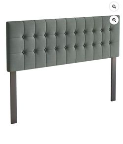 ⭐️ FULL-SIZE QUILTED BUTTON TUFTED HEADBOARD