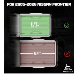 Tri-Fold (Hard) Nissan Frontier 5FT (See Description)