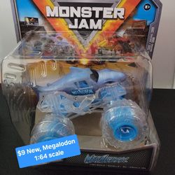 $9, New Megalodon Monster Jam, 1:64 Scale