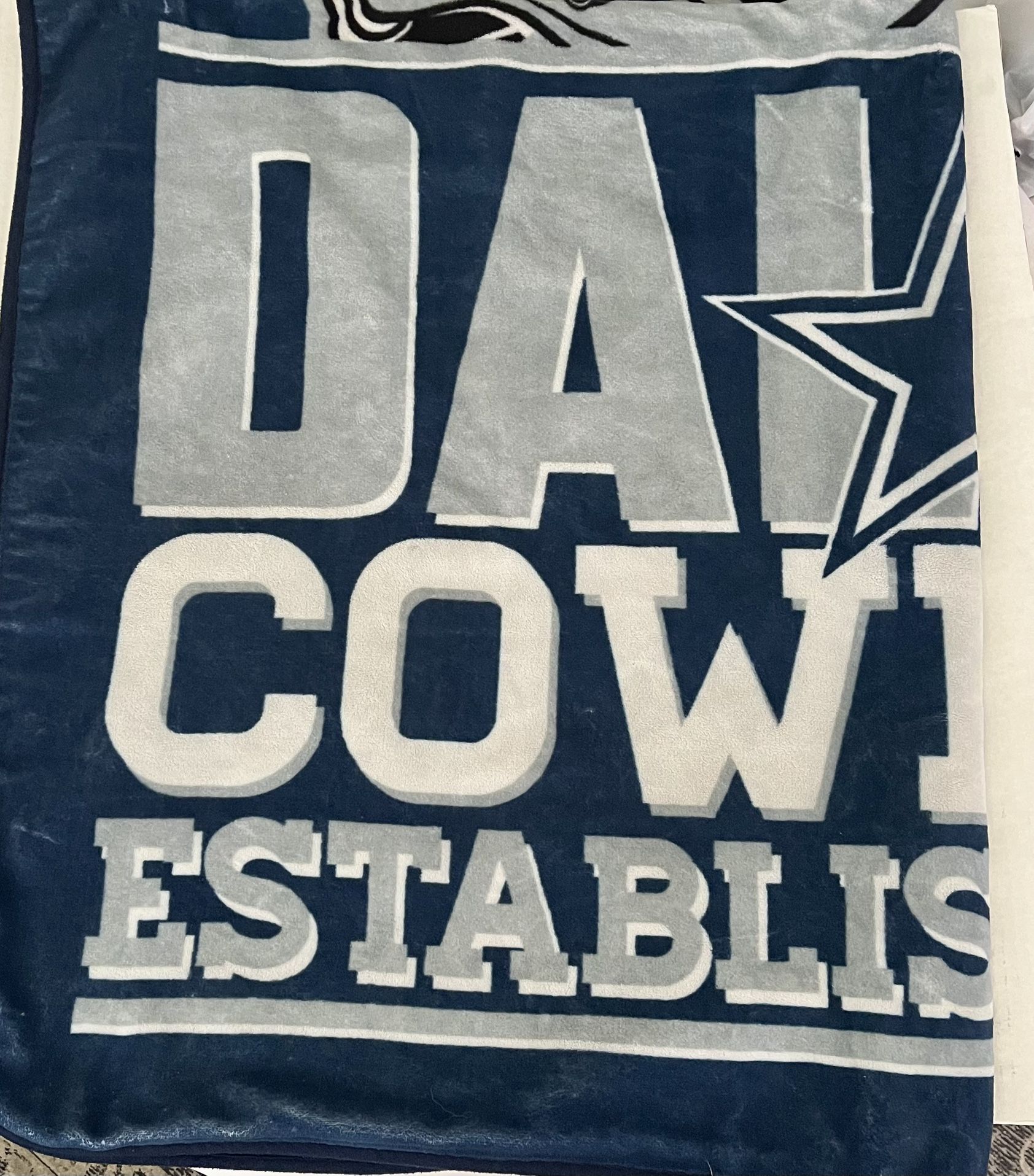 Vintage 90’s Dallas Cowboys Football 70x60 Inch