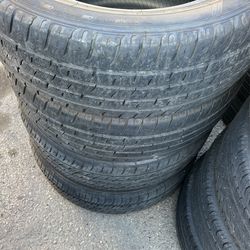 qty 4 tires, 245/50-20 $120/set of four!!!!