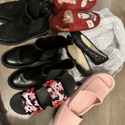 Girls Shoes And Small Backpacks