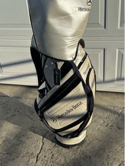 Taylor Made Mercedes Benz Golf Bag Rare White color