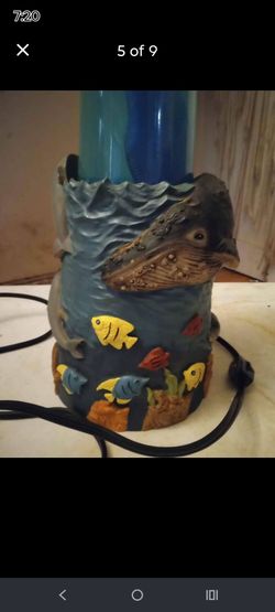 90s seamore ceramic lava lamp
