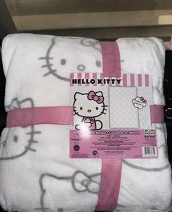 Twin Hello Kitty Blanket
