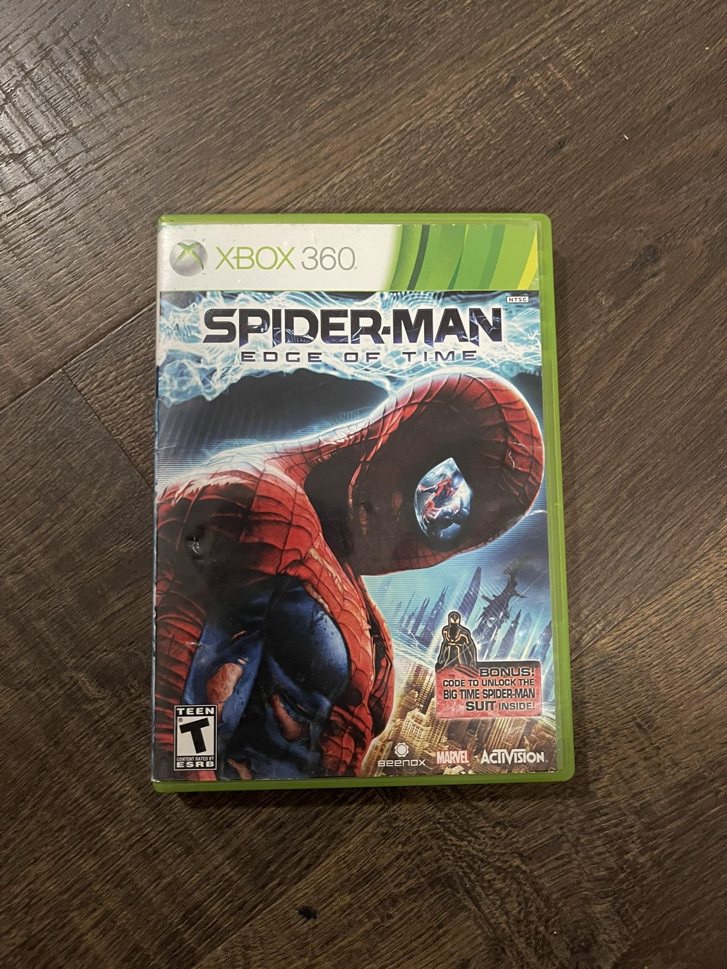 xbox 360 spiderman edge of time