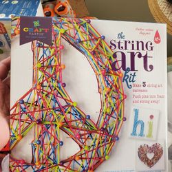 Peace Sign String Art, New
