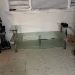 Glass TV Stand